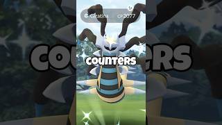 ORIGIN GIRATINA Best Raid Counters In Pokémon GO pokémongo [upl. by Aiclid]