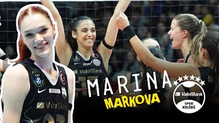 Marina Markova  vakifbank vs Sariyer Bld  Turki volleyball League 2024 [upl. by Gainor]