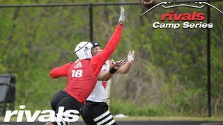 Charlotte Rivals Camp RBTE vs LB 1on1s [upl. by Penhall]