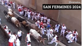 SEGUNDO ENCIERRO de los sanfermines 2024 [upl. by Lifton598]