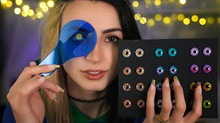 4K ASMR  Choosing amp Changing Your Eye Color [upl. by Rider]