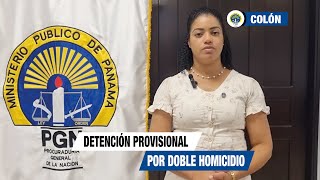 Detención provisional por doble homicidio [upl. by Domela]