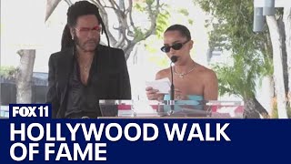 Lenny Kravitz receives star on Hollywood Walk of Fame [upl. by Ennayar557]