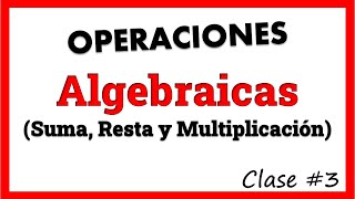 Operaciones algebraicas basicas  suma resta y multiplicacion  EXANI ii 2021  ICFES 2021 [upl. by Phelgon766]