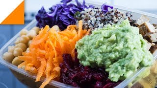 Buddha Bowl to go  frisch bunt lecker  Vegan [upl. by Pepillo]