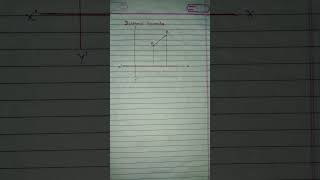 Distance formula derivation Class 10th  shorts youtubeshorts shortsviral [upl. by Yrbua]