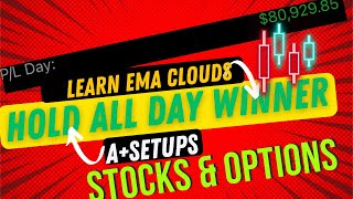 How Trader Made 80K Today using EMA Clouds for All Day Winners Learn EMA Cloud System [upl. by Aivalf567]