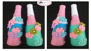 Kerajinan Dari Botol Bekas Jadi Dekorasi Rumah  DIY Home Decor [upl. by Jude840]