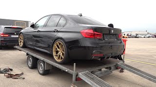 1000HP BMW 340i F30  0315 KMH Accelerations amp Drag Racing [upl. by Rma]