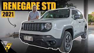 JEEP RENEGADE STD 2021  BASICÃO MAS COM BOM ACABAMENTO E EXCELENTE PRO DIA A DIA [upl. by Ocirnor]