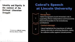 Amilcar Cabral Visit at Lincoln University [upl. by Corder70]