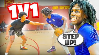 WE WENT AT IT I PLAYED 1V1 AGAINST NORTH CAROLINA COMMIT IAN JACKSON [upl. by Enois]