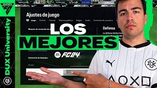 LOS MEJORES AJUSTES de FC 24 [upl. by Chubb]