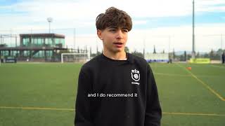 Qatar player at the SIA Academys Christmas football camp [upl. by Cone]