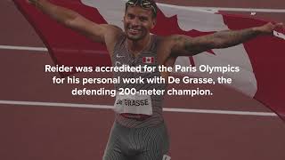 American coach of Olympic champions De Grasse Jacobs kicked out of the Paris Games [upl. by Florine667]