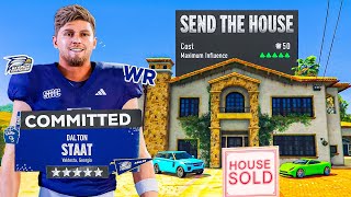 Guaranteed 5 Star The Best Recruiting Method College Football 25 [upl. by Cresida270]