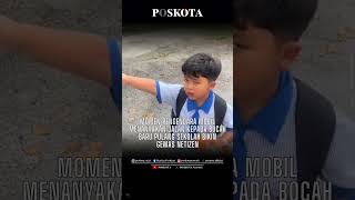 Momen Pengendara Mobil Menanyakan Jalan Kepada Bocah Baru Pulang Sekolah Bikin Gemas Netizen [upl. by Farnsworth905]