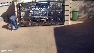 Burglars caught on camera in Sandton [upl. by Alleuqram]