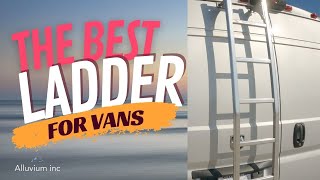 The BEST Ladder For Your Van Promaster Sprinter Transit [upl. by Sylvester]