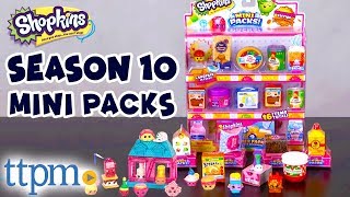 Shopkins Season 10 Mini Packs  16 Collectible Figure Toys Review  Moose Toys [upl. by Hoebart129]