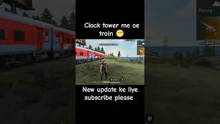 Clock tower me ae train 🚂 New update keliye subscribe please 😻 timetrap freefire shorts ™ [upl. by Kilar]