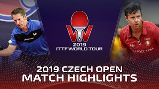 Ruwen Filus vs Vladimir Samsonov  2019 ITTF Czech Open Highlights R32 [upl. by Amanda]