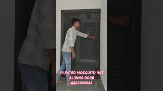 Mosquito net sliding doors  Pleated net sliding doors  Hyderabad Bangalore and Chennai  shorts [upl. by Tareyn488]