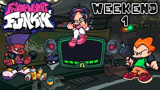 Friday Night Funkin WEEKEND 1  Full Week amp Cutscenes [upl. by Bleier]