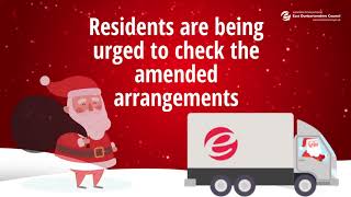 Festive bin collection changes 2023 [upl. by Agnese]