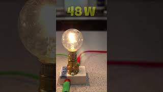 Which filament lamp is hotter science physics physicsexperiment [upl. by Ttocs]