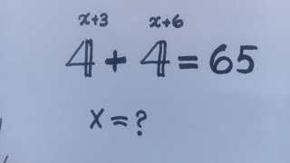 Exponential Equation  Solve for x math [upl. by Llenyt332]