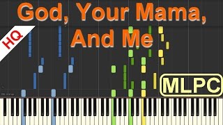 Florida Georgia Line feat Backstreet Boys  God Your Mama And Me I Piano Tutorial amp Sheets by MLP [upl. by Llerad]