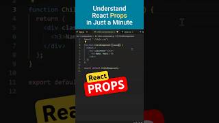 How to Use Props in React js  Props in React js  CodeWise shorts reactjs [upl. by Miyasawa]