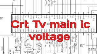 882188238873889188938895 IC PINOUT TV REPAIRMAIN IC VOLTAGES [upl. by Einnep]