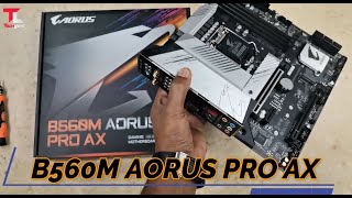 B560M AORUS PRO AX Gigabyte comes with upgraded power solution Full PCI Express 4 0 Design Tech Land [upl. by Inar511]