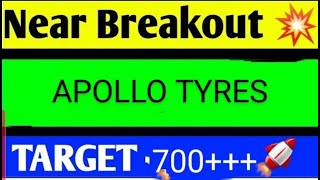 APOLLO TYRES SHARE LATEST BEWS TODAYAPOLLO TYRES SHARE TARGETAPOLLO TYRES SHARE ANALYSIS [upl. by Marentic429]