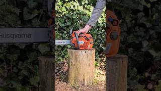 First EVER Start Husqvarna t540xp chainsaw [upl. by Eiuqnimod]