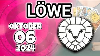 horoskop Löwe Sonntag 06 Oktober 2024 [upl. by Elgar941]