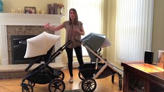 Compare the Bugaboo Fox vs UPPAbaby Vista strollers [upl. by Griffin703]