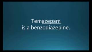 How to pronounce temazepam Restoril Memorizing Pharmacology Flashcard [upl. by Peale]