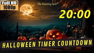 20Minute Halloween Timer Countdown  Get Spooky amp Stay Productive 🦇 🎃👻 [upl. by Curkell760]