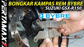 Cara Bongkar Kampas Rem Suzuki GSXR150 Kaliper ByBre India By Brembo 🏍 gsxr150 bybre brembo [upl. by Katee]