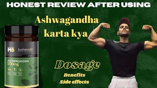 Honest review after using l Ashwagandha l Ashwagandhapro [upl. by Karb]