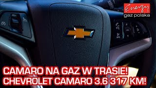 Test LPG Chevrolet Camaro BEZPOŚREDNI WTRYSK 36 317 KM 2014r w Energy Gaz Polska na auto gaz PRINS [upl. by Sackey889]