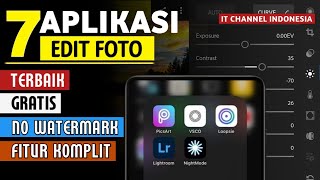 Aplikasi edit foto terbaik android 2024 Tanpa Watermark [upl. by Aisiram689]