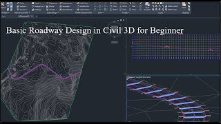 Basic Roadway Design in Civil 3D for Beginner [upl. by Mayhew618]