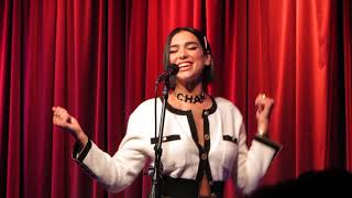 Dua Lipa live in LA performing quotIDGAFquot acoustic 92818 [upl. by Parthen54]