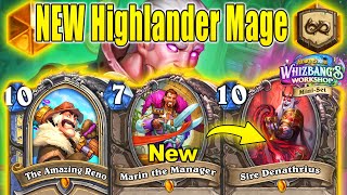 My NEW Highlander Mage Deck With Marin Is CRAZY GOOD At Whizbangs Workshop MiniSet  Hearthstone [upl. by Santos122]