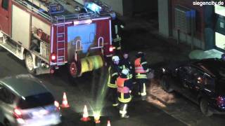 14012011 Einsatz Feuerwehr u Polizei [upl. by Kcirddes181]