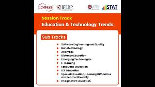 Education and Technology trends  Call for paper 2024  ICMDRSE Malaysia by IFERP [upl. by Kirkpatrick]